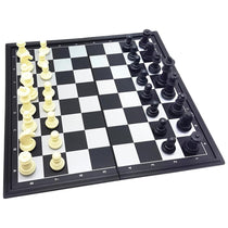 Lexibook Chessman Classic Magnetic & Foldable Chess Game 32 Pieces - Black/Grey