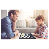 Lexibook Chessman Classic Magnetic & Foldable Chess Game 32 Pieces - Black/Grey