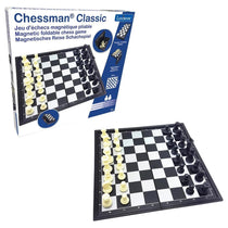 Lexibook Chessman Classic Magnetic & Foldable Chess Game 32 Pieces - Black/Grey