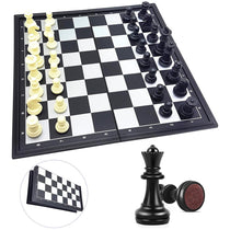 Lexibook Chessman Classic Magnetic & Foldable Chess Game 32 Pieces - Black/Grey