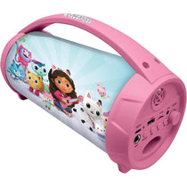 Lexibook Gabby's Dollhouse Bluetooth Speakers With Lights & Mic - Pink
