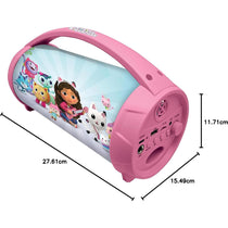 Lexibook Gabby's Dollhouse Bluetooth Speakers With Lights & Mic - Pink