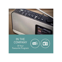 Panasonic Classic Portable DAB+/FM Digital Radio 4 Preset Buttons Bluetooth - Black