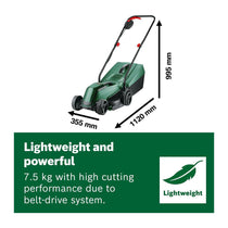 Bosch EasyMower 18V-32-200 Cordless Lawnmower Bare Unit - Green