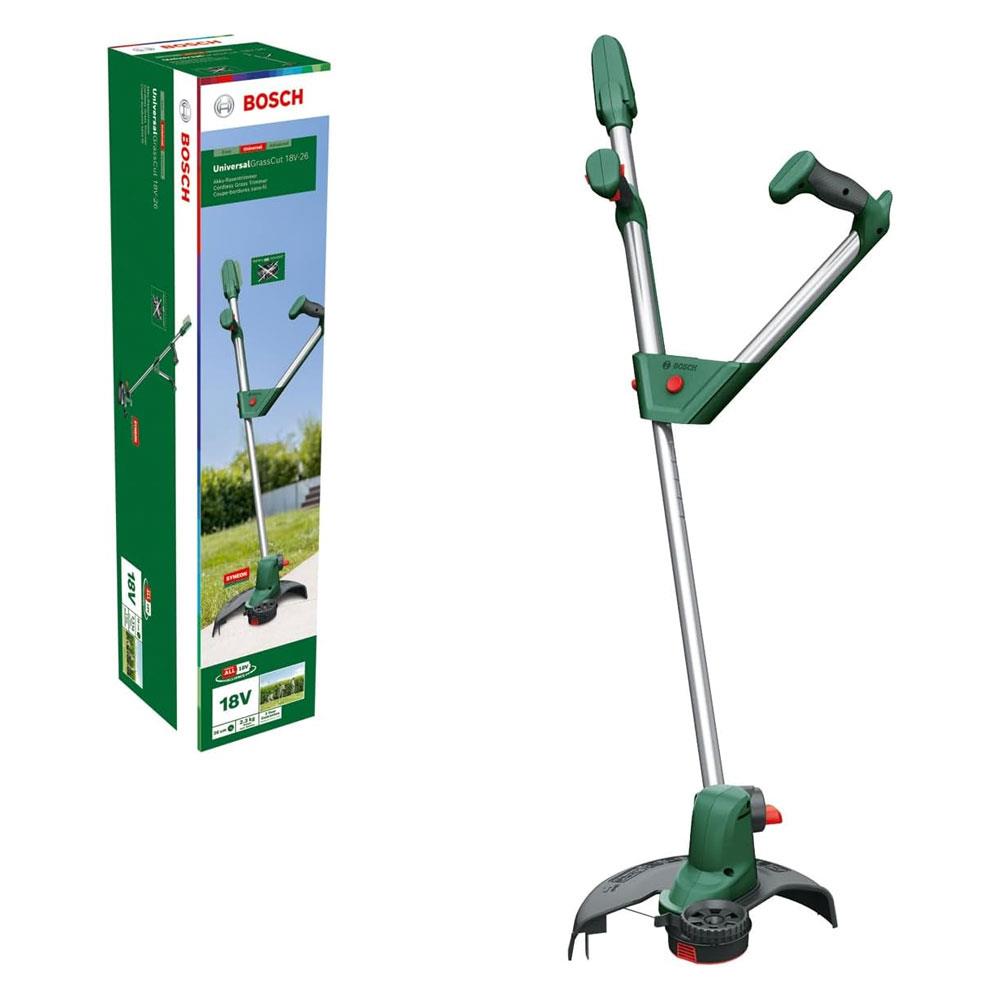 Bosch UniversalGrassCut 18V-26 Cordless Grass Trimmer Body Only - Classic Green