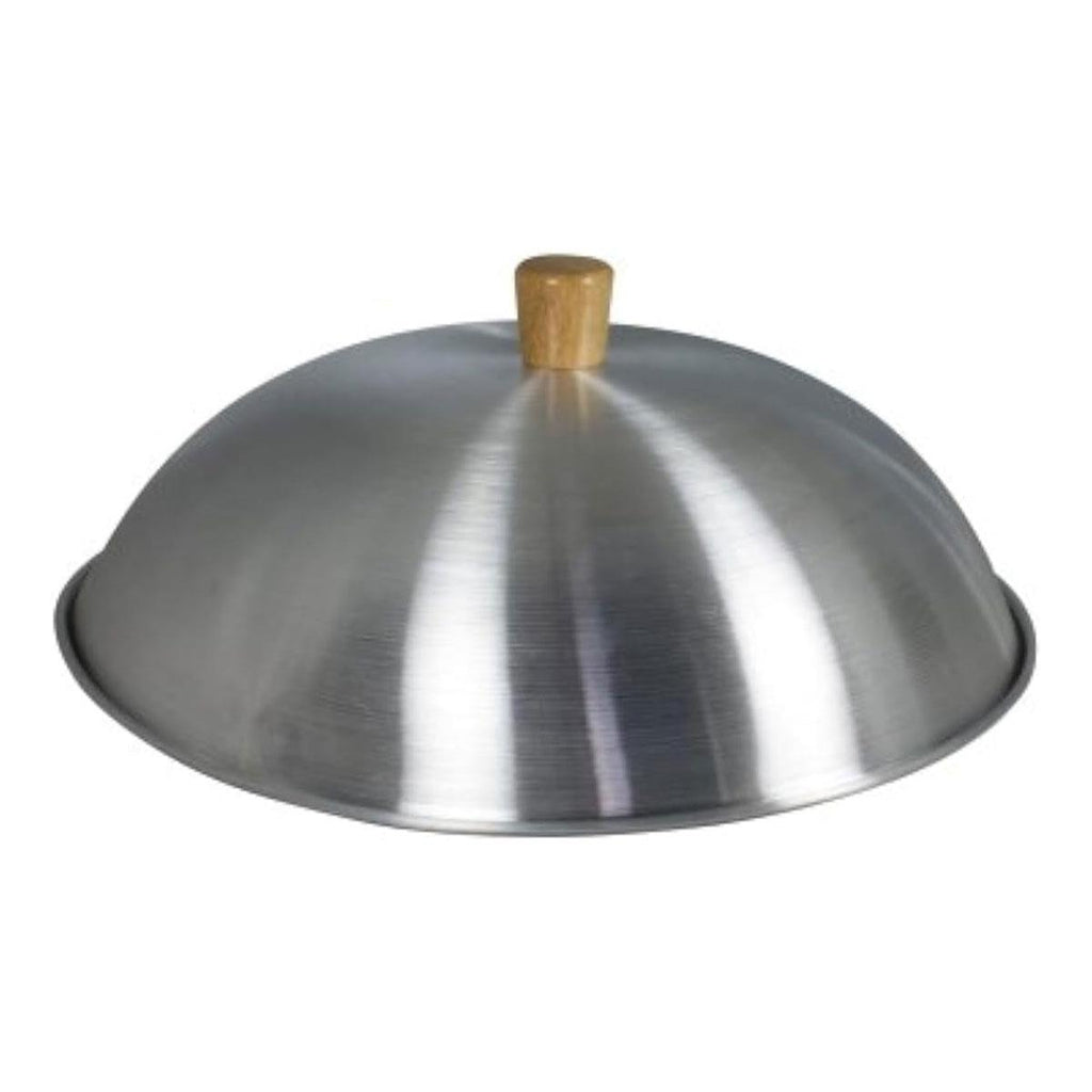 Dexam Aluminium Wok Lid 32cm For 35cm Wok - Silver