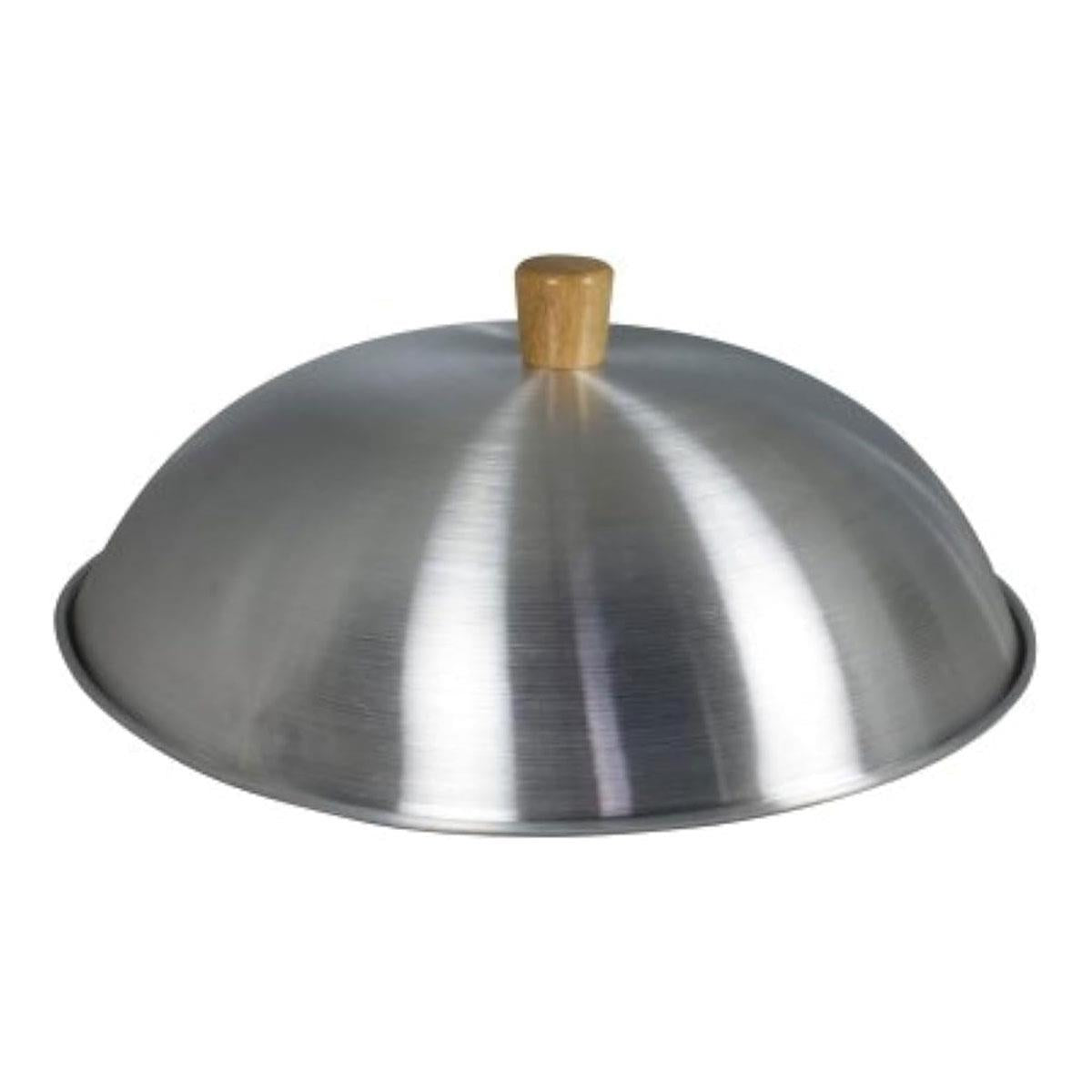 Dexam Aluminium Wok Lid 32cm For 35cm Wok - Silver