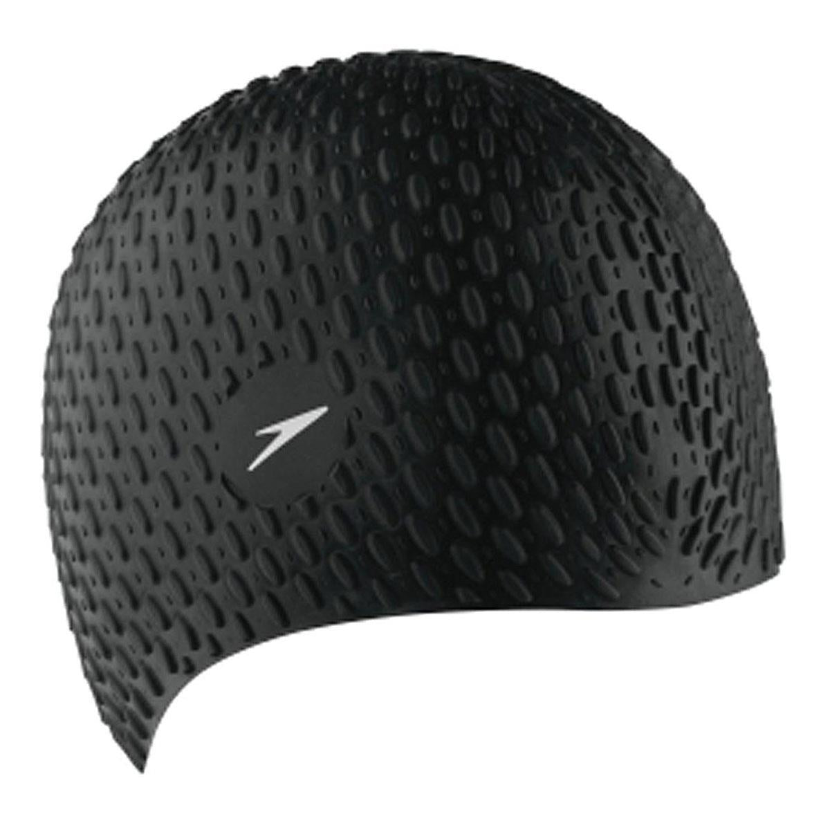 Speedo Bubble Cap Adult Size - Black Secondary image