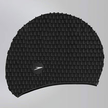 Speedo Bubble Cap Adult Size - Black
