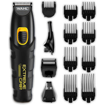 Wahl Extreme Grip 7-In-1 Multigroomer Nose Hair Beard Trimmer Body Trimming & Grooming Set - Black
