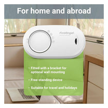 FireAngel Wireless Standalone Carbon Monoxide Alarm 10-Year Life Sealed Battery - White
