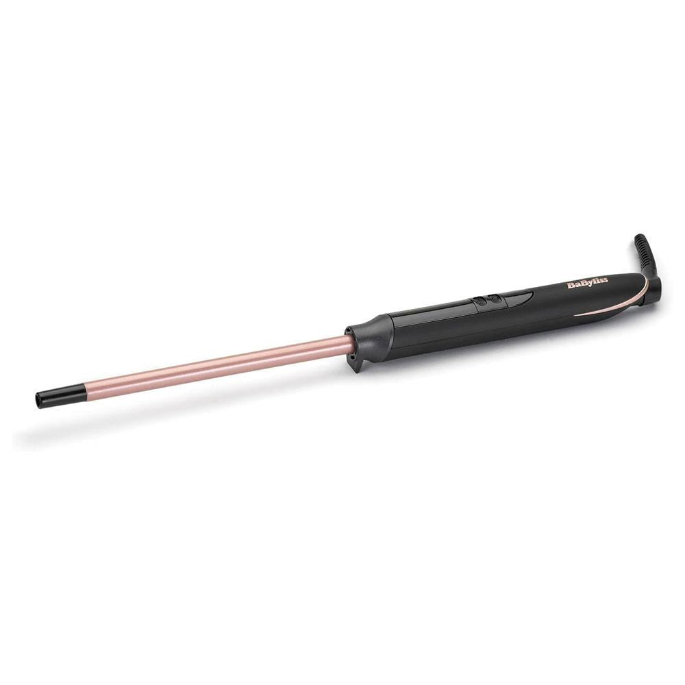 BaByliss Rose Quartz Tight Curls Wand 10mm - Black