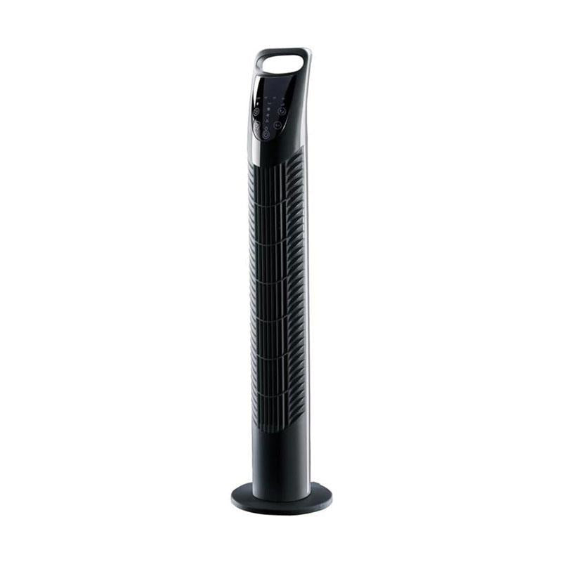 Draper Tower Fan Quiet Cooling 3 Speeds Timer & Oscillation Remote Control 775mm 40W 230V - Black Secondary image