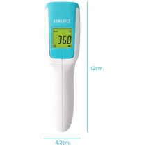 Homedics Non-Contact Infrared Body Thermometer Digital LCD Display Instant Measurement - Green/Yellow/Red