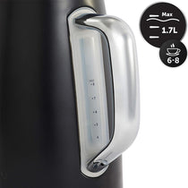 Breville Lustra Electric Kettle Stainless Steel 3000W 1.7 Litres - Matt Black