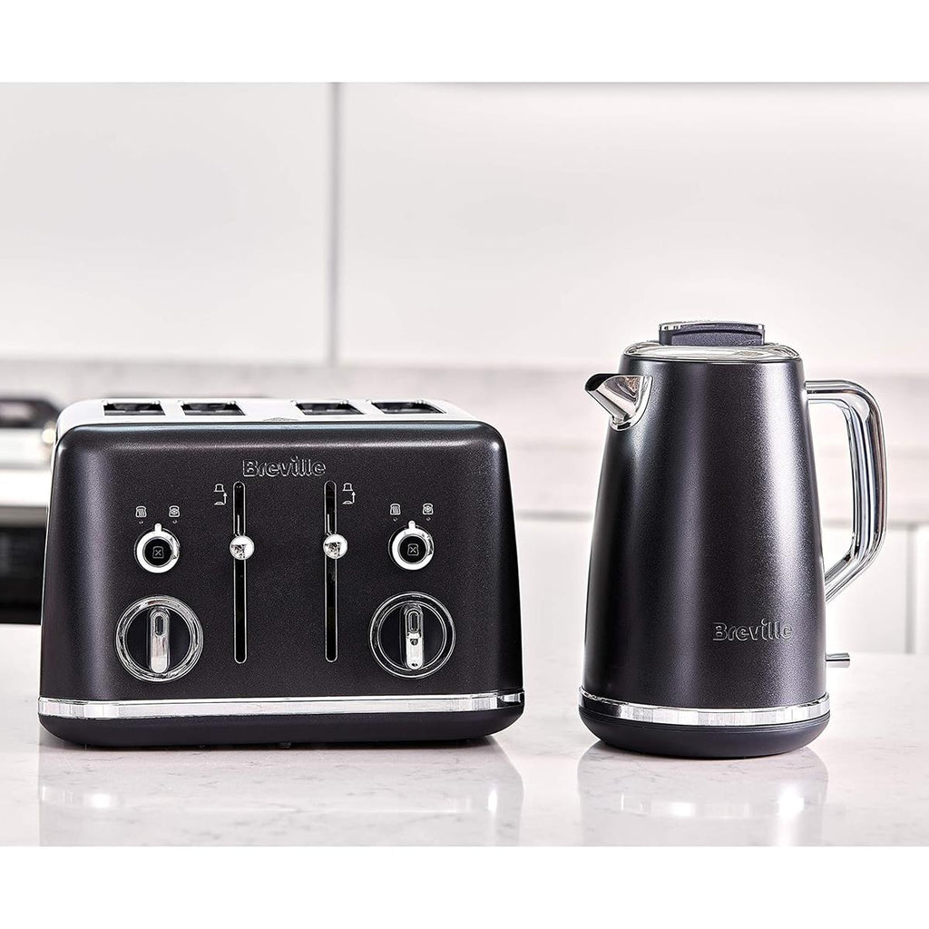 Breville Lustra Electric Kettle Stainless Steel 3000W 1.7 Litres - Matt Black
