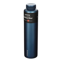 Sistema Stay Hydrated Chic Water Drinks Bottle 600ml Stainless Steel - Assorted Colours