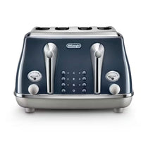 Delonghi Icona Capitals London 4 Slice Toaster 1800W - Blue