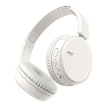 JVC Deep Bass Wireless Bluetooth On Ear Headphones - Ice White