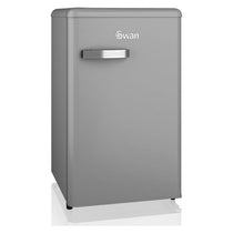 Swan Retro Under Counter Fridge 77 Litres Fridge 13 Litres Freezer Capacity - Grey