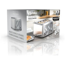 Daewoo Kensington 4 Slice Toaster Stainless Steel 1800W Silver