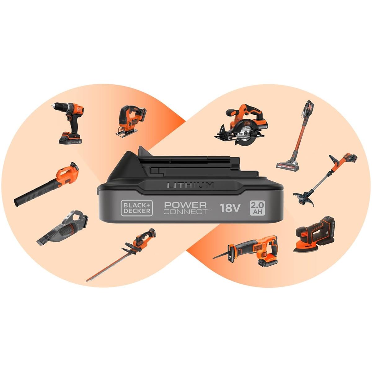 Black & Decker 18V Cordless Random Orbit Sander 12000 OPM Bare Unit