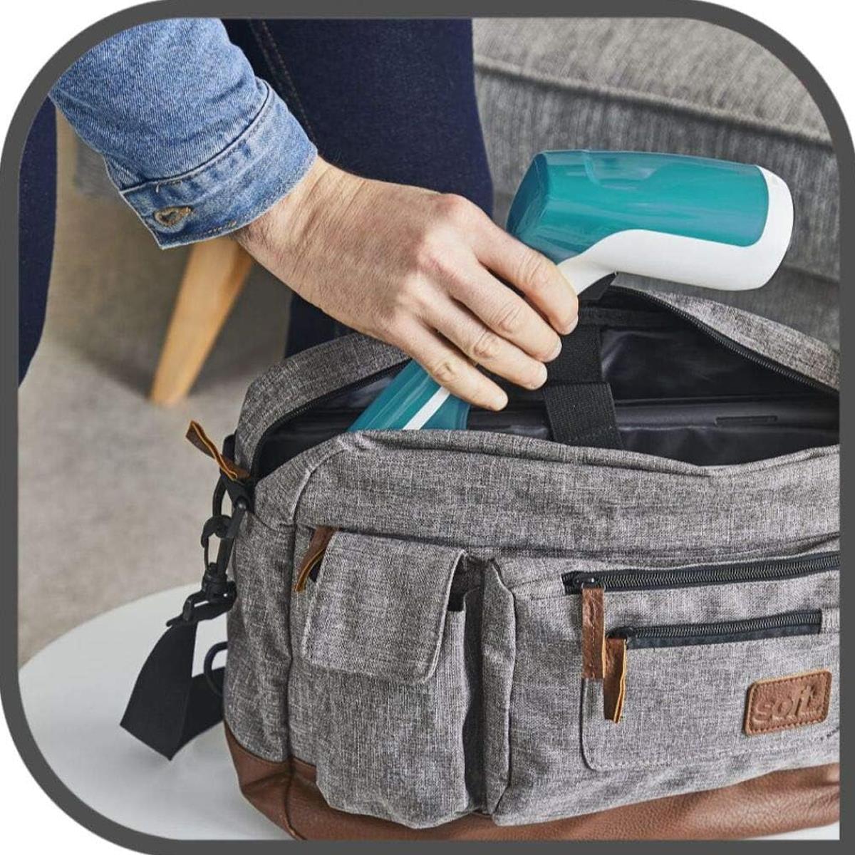 Tefal Access Steam First Handheld Garment Steamer 1300W 20g/min 70ml Water Tank Green And White