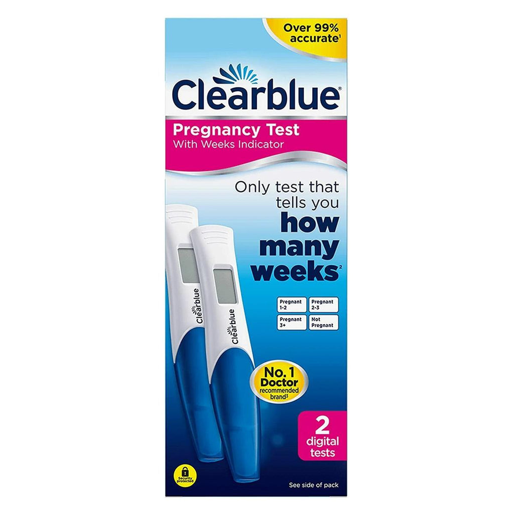 Clearblue Digital Pregnancy Test With Weeks Indicator - 2 Test
