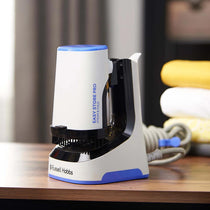Russell Hobbs Steam Genie Easy Store Handheld Clothes Steamer 1500W Foldable 150ml White & Black