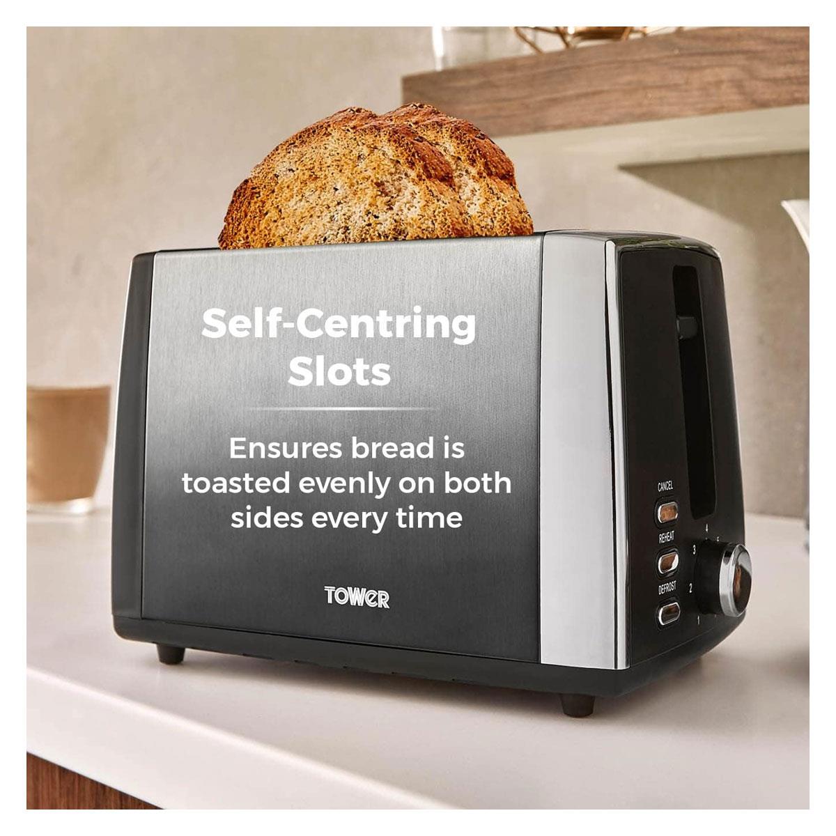 Tower Infinity Ombre 2 Slice Toaster 900W Copper