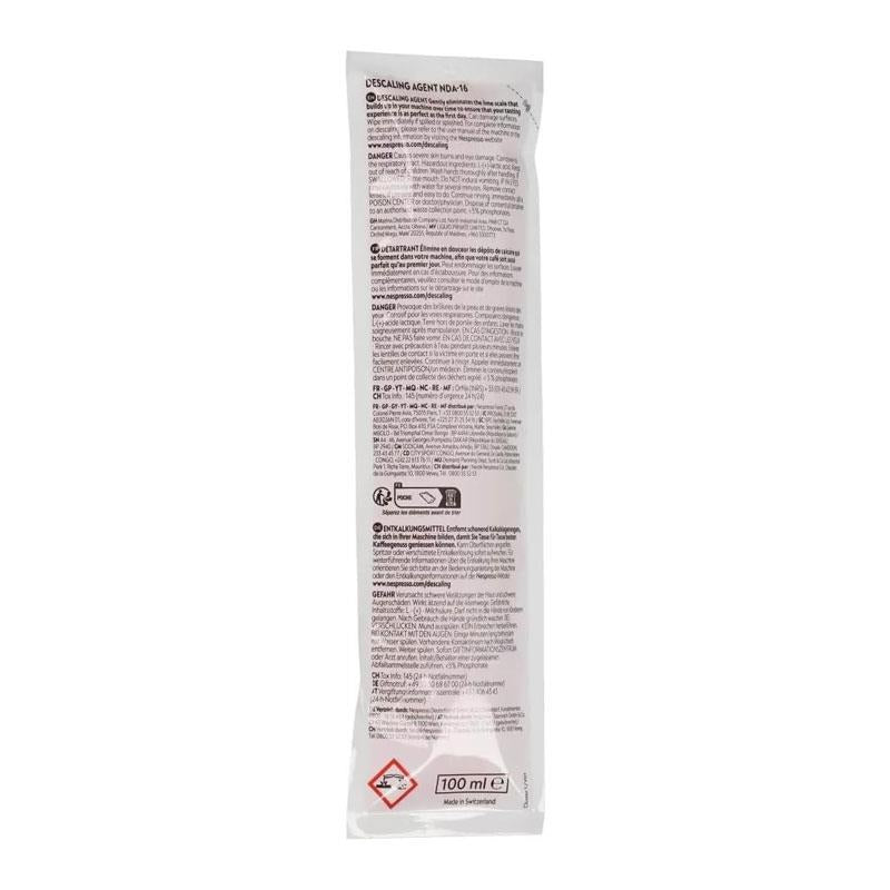 Nespresso Descaling Kit 2 Sachets All Nespresso Machines Removes Limescale & Keeps Your Machine Clean