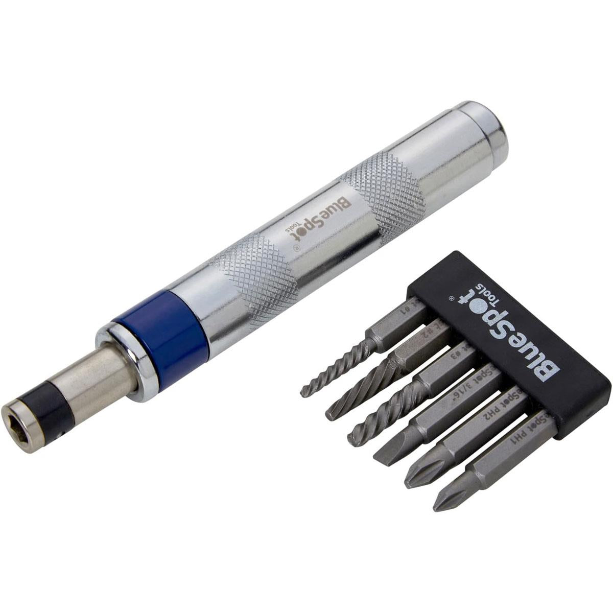 Blue Spot Tools 1/4 Inch Impact Driver And Extractor Set