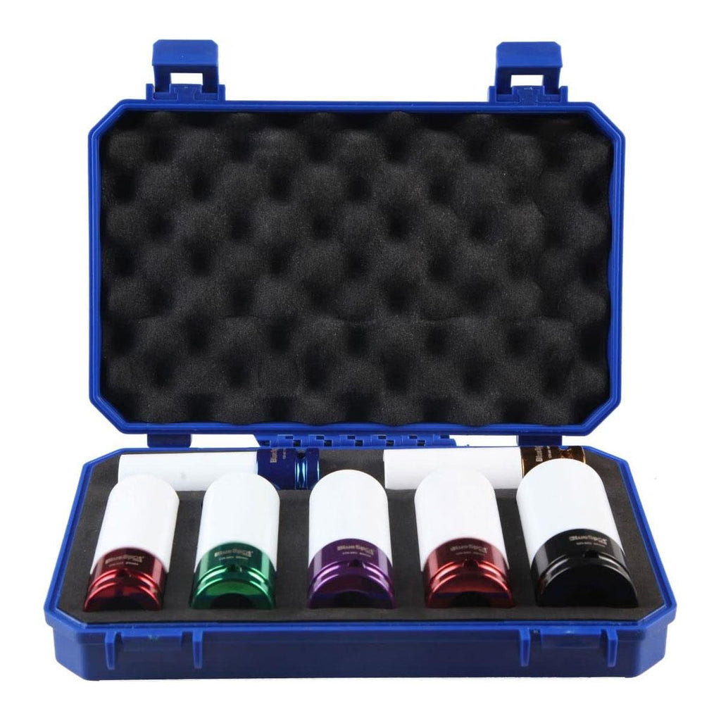Blue Spot Tools 1/2 Inch Alloy Wheel Impact Sockets (17-27mm) 7 Piece