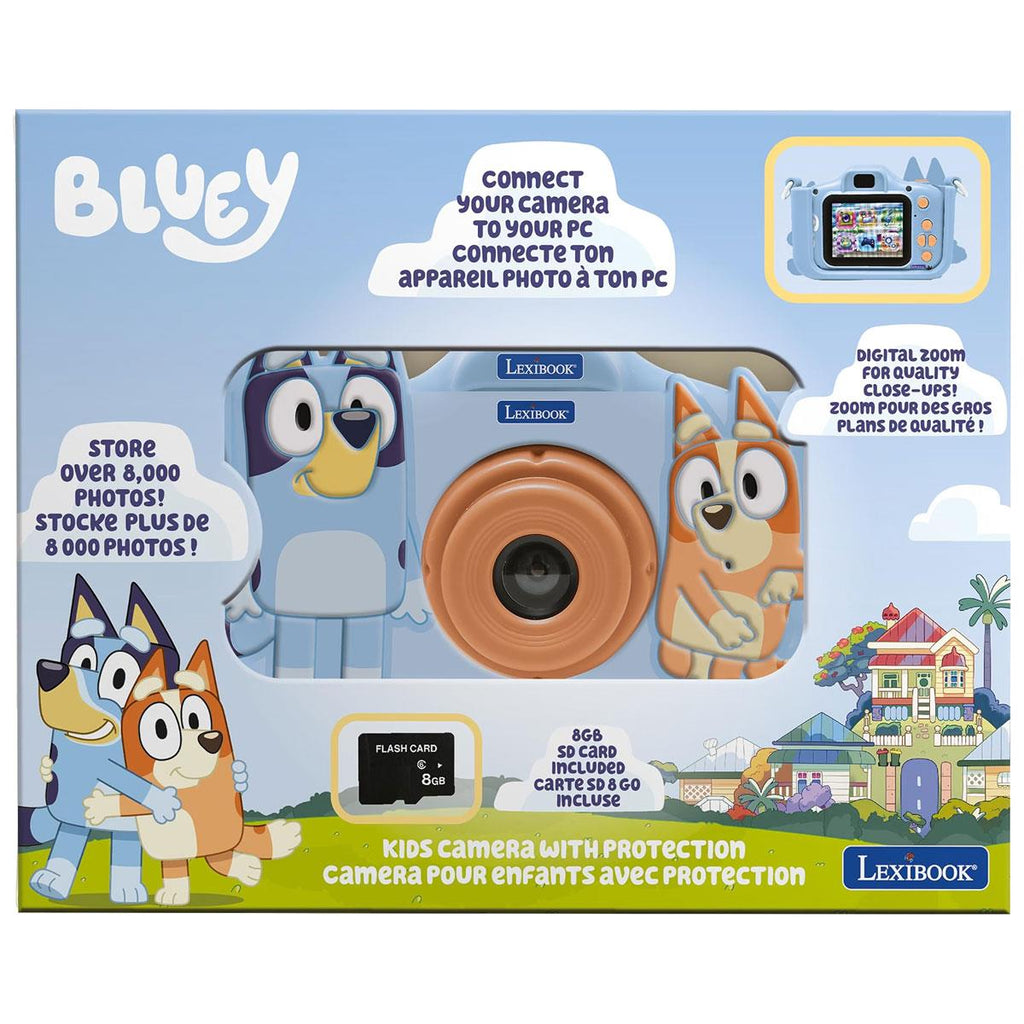 Lexibook Bluey Kids Camera With Protective Cover Blue