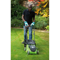 Draper Storm Force Lawn Mower 380mm Cutting Width 45L Grass Collection Bag 1400W 230V
