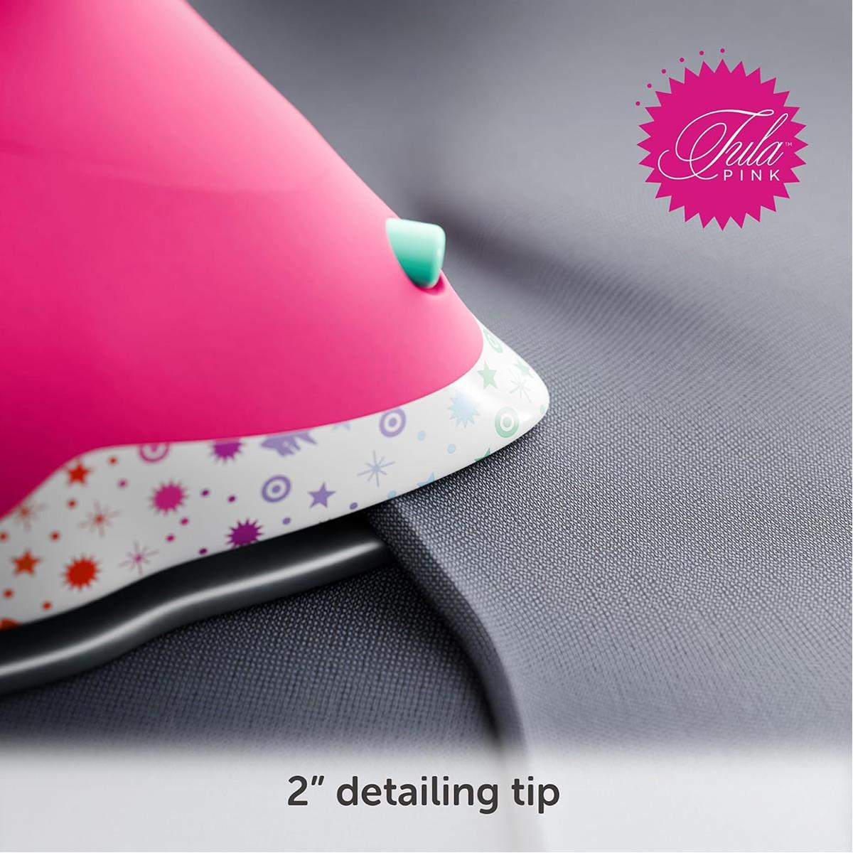 Oliso TG1600 Pro Plus Smart Iron With iTouch Auto Lift Diamond Ceramic Soleplate Tula Pink Edition