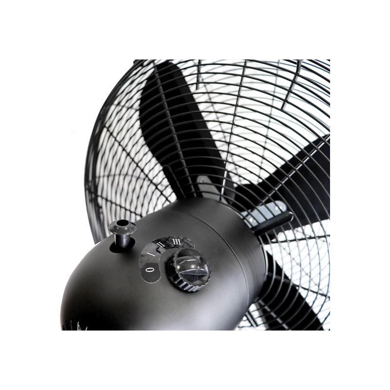 Igenix 16 Inch Pedestal Fan 3 Speed Settings Quiet Oscillating 45W Black
