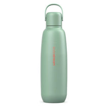 SodaStream Fizz & Go Cool Stainless Steel Double Insulated Carbonated Drinks Bottle 0.9 Litre Mint Green