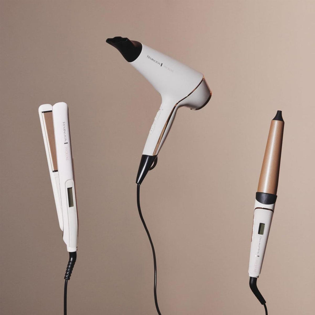 Remington PROluxe Hair Curling Wand Hair Styler 25mm-38mm Barrel Rose Gold