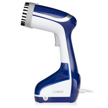 Tower Garment Steamer 1000W Handheld Clothes Steamer With Ceramic Soleplate 200ml Tank Blue And White