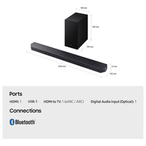 Samsung 3.1.2 Q-Series Wireless Sound Bar With Dolby Atmos 380W Black