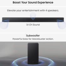 Samsung 3.1ch B-Series Soundbar Wireless Subwoofer Dolby 5.1ch Black