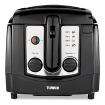 Tower Easy Clean Deep Fat Fryer Adjustable Thermostat 2300W 3 Litres Black