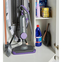 Swan Dirtmaster Multifunctional Steam Mop 1300W 330ml Capacity Water Tank Purple And Grey