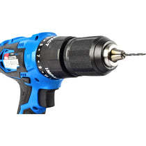 Hilka Tools 18V Li-ion Cordless Hammer Drill Combi Set With Case Bits And Charger Blue