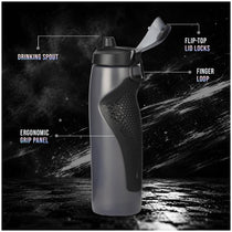 Nike Refuel Bottle Locking Lid 32Oz/946ml Anthracite/Black/Silver Iridescent
