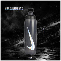 Nike Refuel Bottle Locking Lid 32Oz/946ml Anthracite/Black/Silver Iridescent