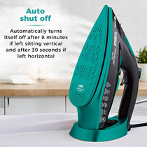 Tower Ceraglide Elite Steam Iron 3100W 265ml Water Tank Black And Teal