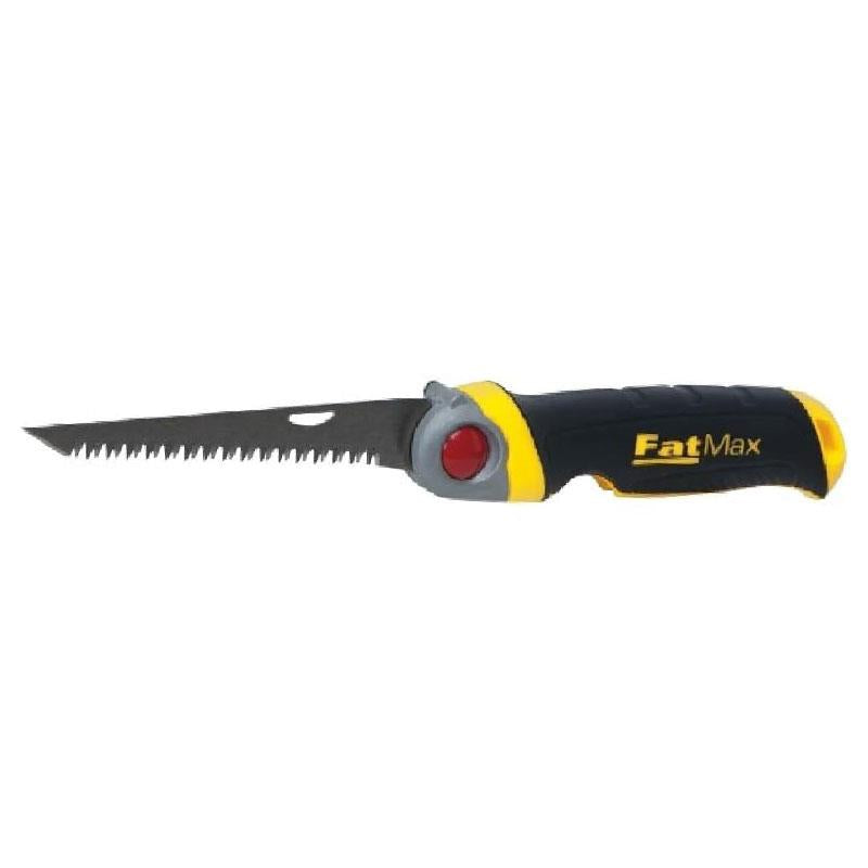 Stanley Folding Jabsaw 8 TPI Blade 3 Locking Positions Ultra Hard Tooth Soft Grip Handle Yellow/Black