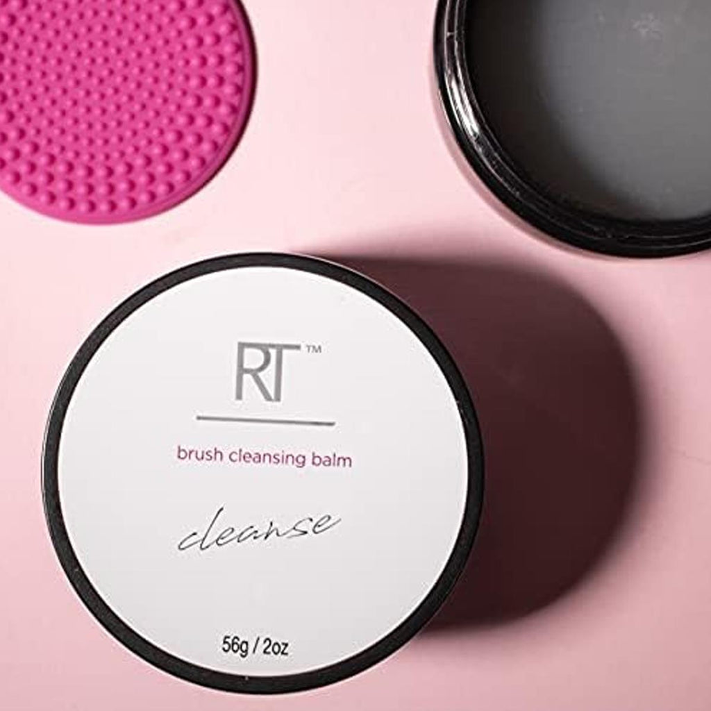 Real Techniques Brush Cleansing Balm And Cleaning Mat Pink